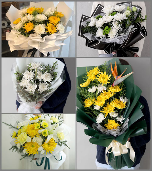 贵州毕节市威宁县兔街乡乐园村白事花束代送